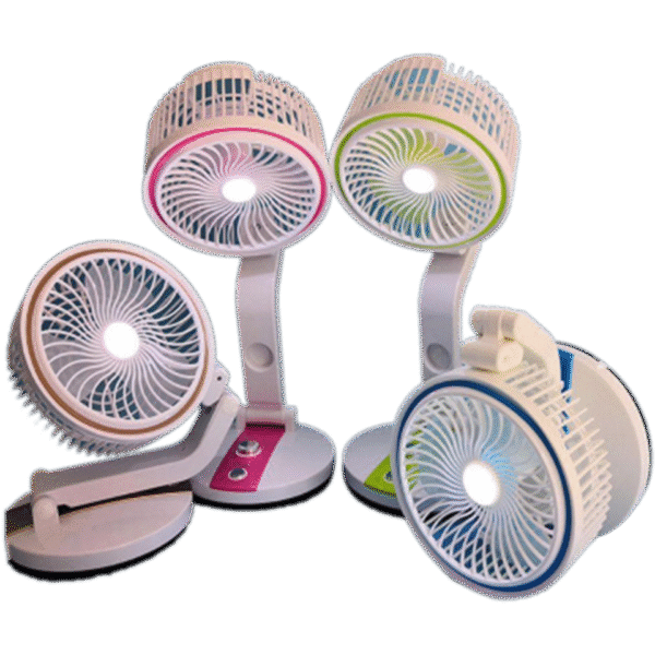 𝐀𝐝𝐣𝐮𝐬𝐭𝐚𝐛𝐥𝐞 𝐫𝐞𝐜𝐡𝐚𝐫𝐠𝐞𝐚𝐛𝐥𝐞 𝐟𝐨𝐥𝐝𝐢𝐧𝐠 𝐟𝐚𝐧 𝐰𝐢𝐭𝐡 𝐥𝐞𝐝 𝐥𝐢𝐠𝐡𝐭